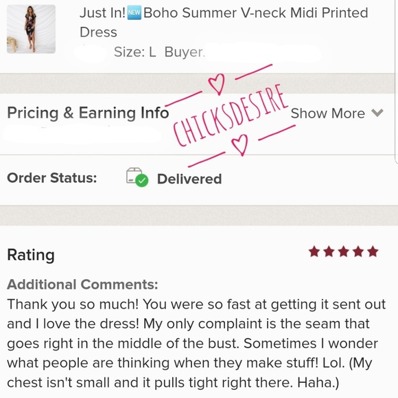 Boho Summer V-neck Midi Printed Dress - Picture 6 of 8